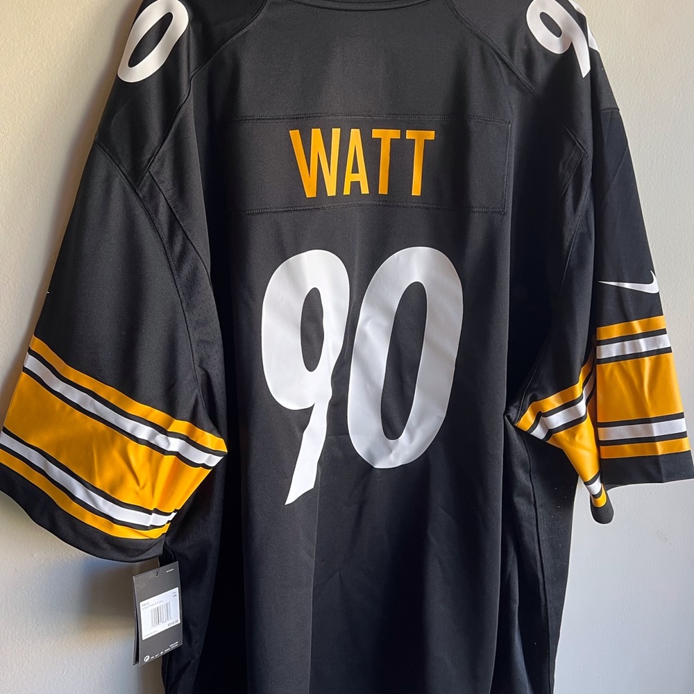 4XL NWT TJ Watt Nike Steelers Jersey